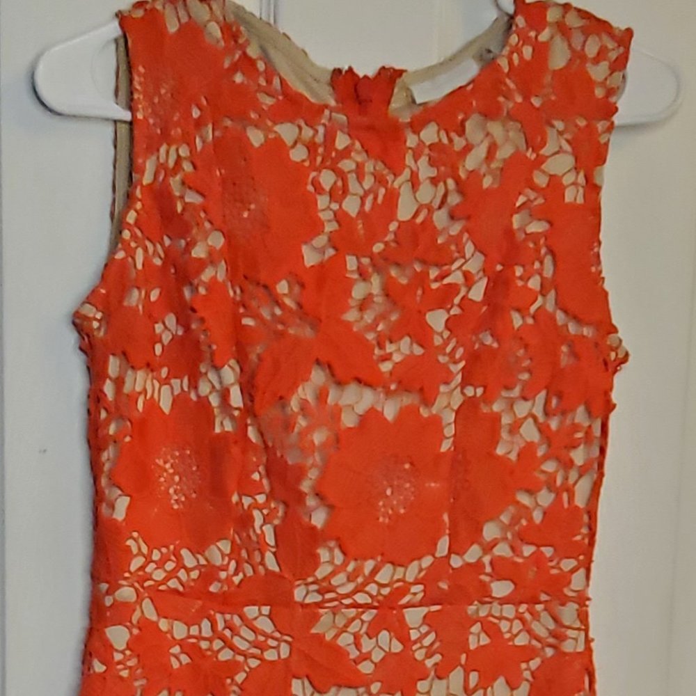 New York and Company Orange Dress